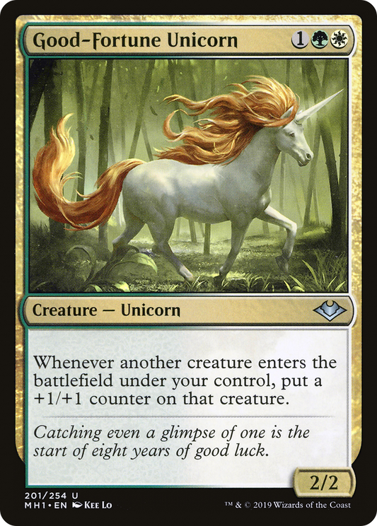 Good-Fortune Unicorn (MH1-201) (Foil)