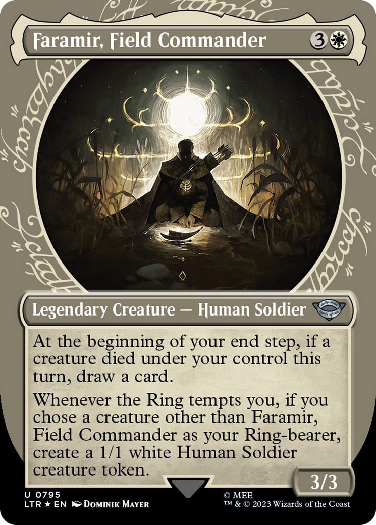 Faramir, Field Commander (LTR-795) (Showcase) (Borderless) (Surge Foil)