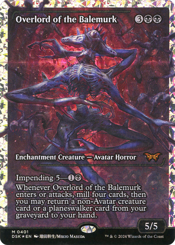 Overlord of the Balemurk (DSK-401) (Showcase) (Fracture Foil)