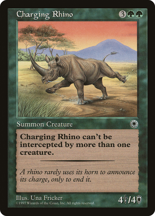 Charging Rhino (POR-161)