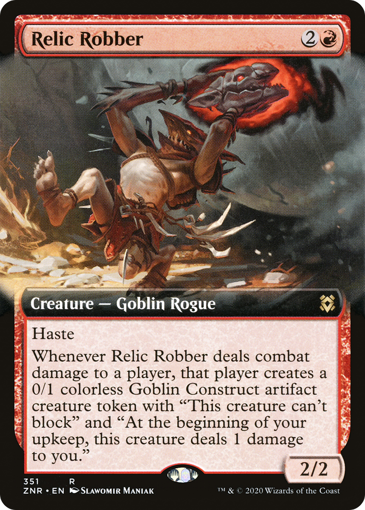 Relic Robber (ZNR-351) (Extended Art) (Foil)