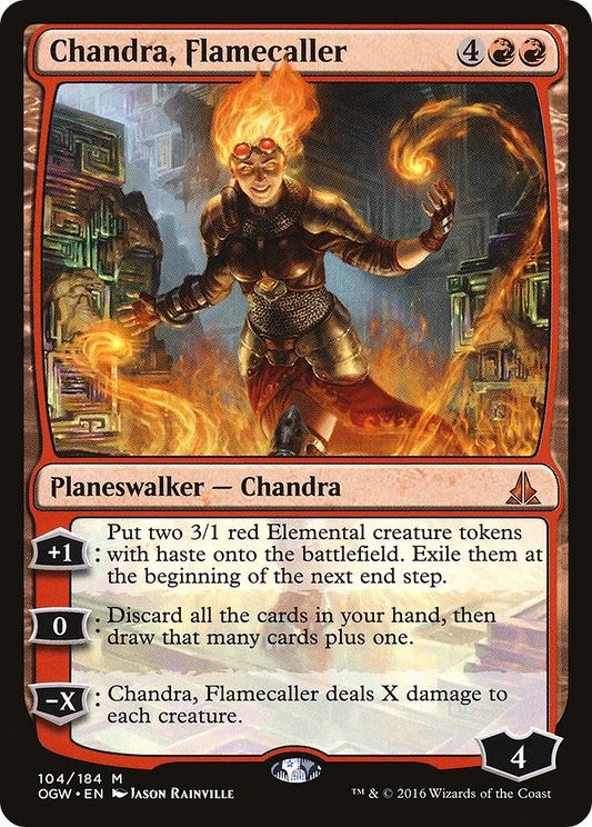 Chandra, Flamecaller (OGW-104) (Foil)