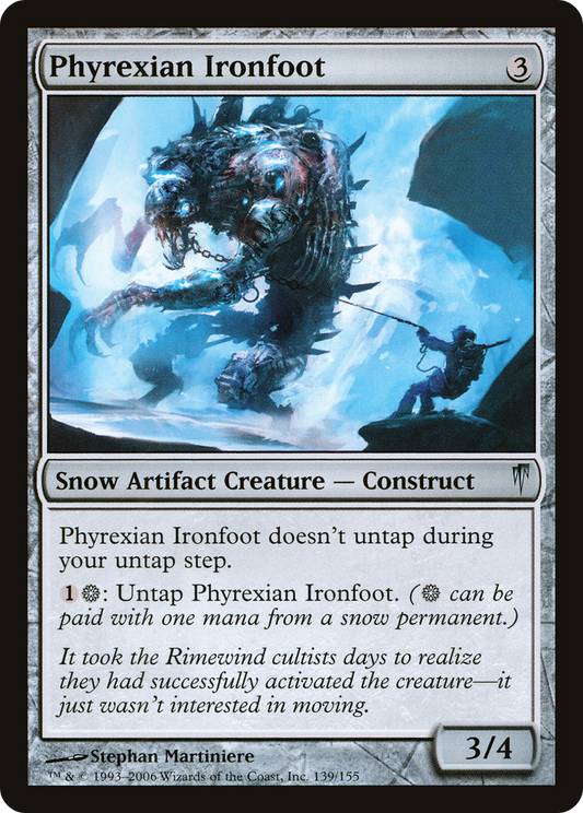 Phyrexian Ironfoot (CSP-139) (Foil)
