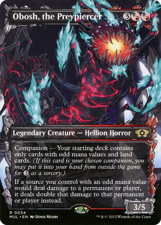 Obosh, the Preypiercer (MUL-054) (Showcase) (Borderless)