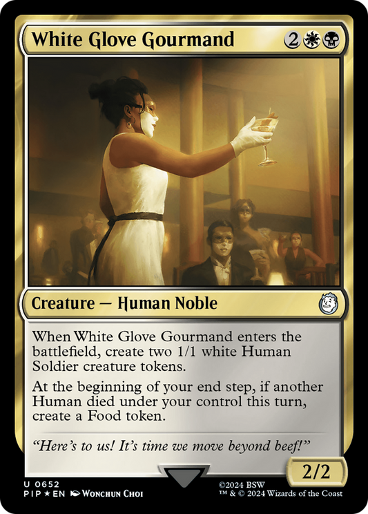 White Glove Gourmand (PIP-652) (Surge Foil)
