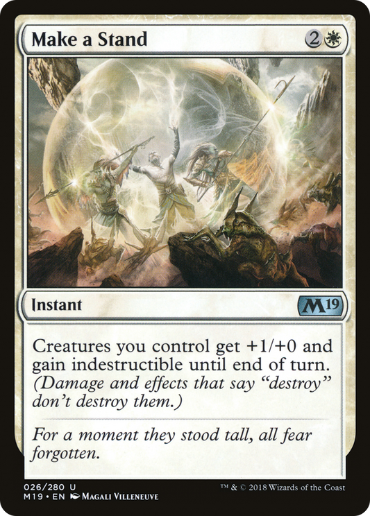 Make a Stand (M19-026)