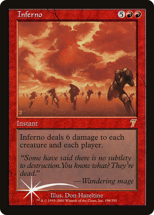 Inferno (7ED-198★) (Foil)