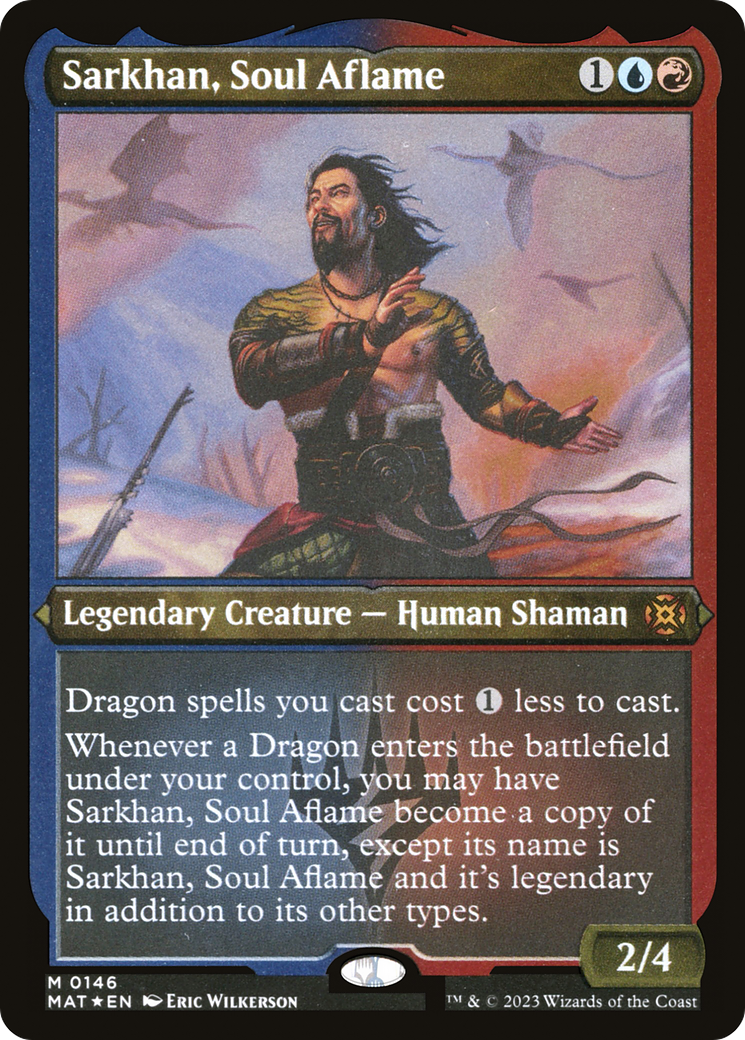 Sarkhan, Soul Aflame (MAT-146) (Etched Foil)