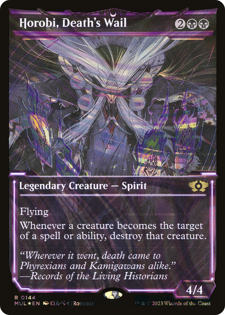 Horobi, Death's Wail (MUL-144) (Showcase) (Halo Foil)