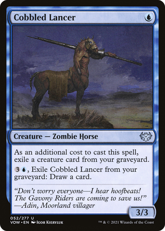 Cobbled Lancer (VOW-052) (Foil)