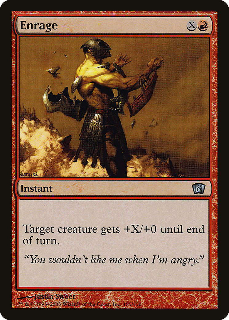 Enrage (8ED-185★) (Foil)
