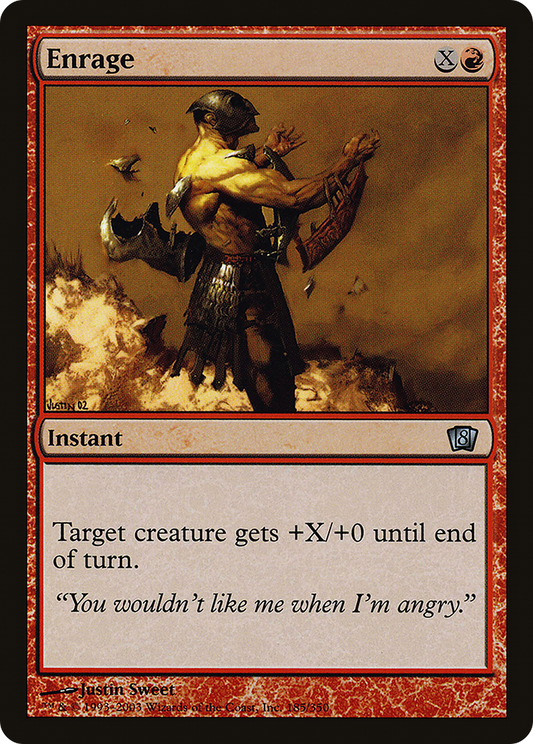 Enrage (8ED-185★) (Foil)
