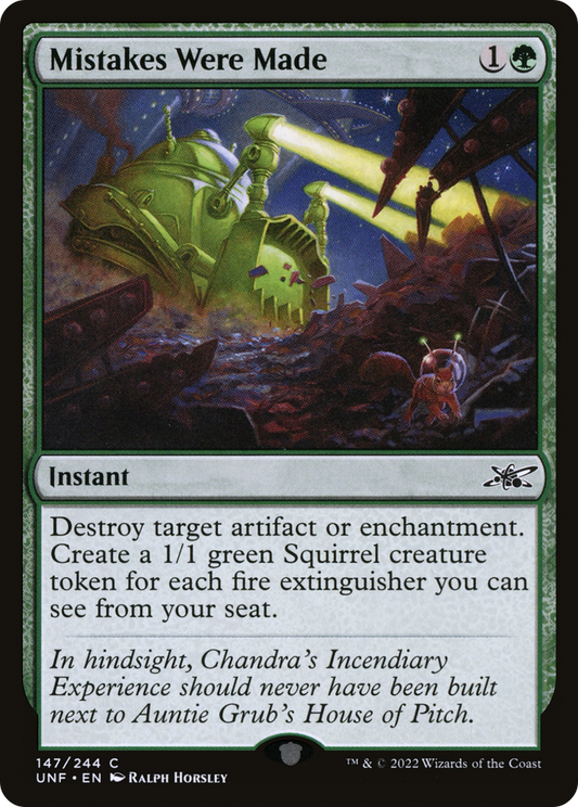 Mistakes Were Made (UNF-147) (Foil)