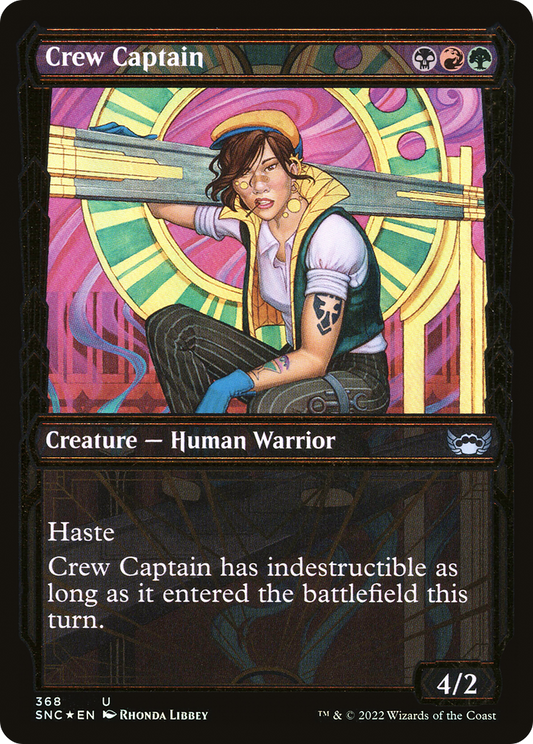 Crew Captain (SNC-368) (Showcase) (Gilded Foil)