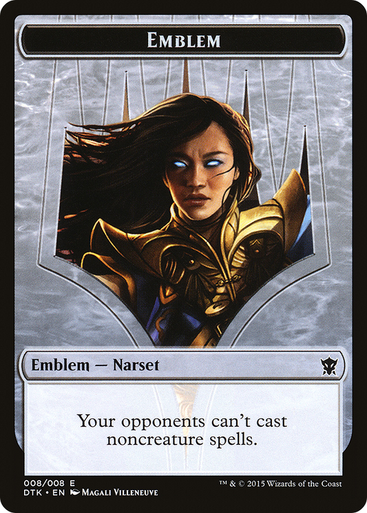 Narset Transcendent Emblem (DTK-008)