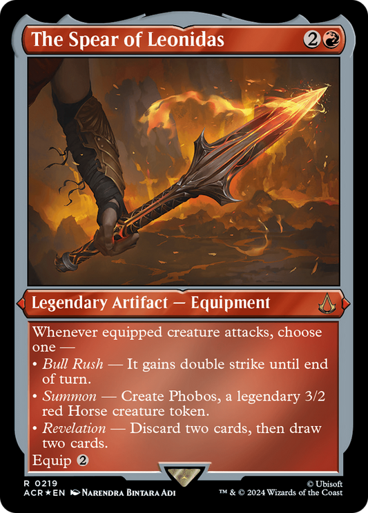 The Spear of Leonidas (ACR-219) (Etched Foil)