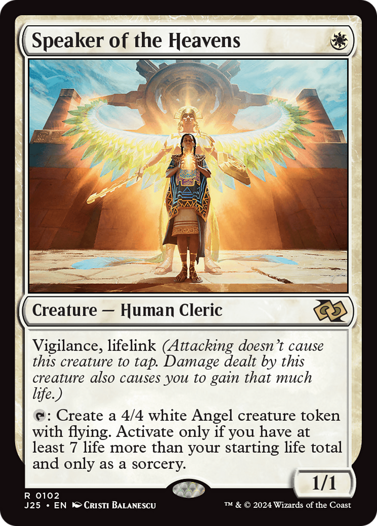 Speaker of the Heavens (J25-102)