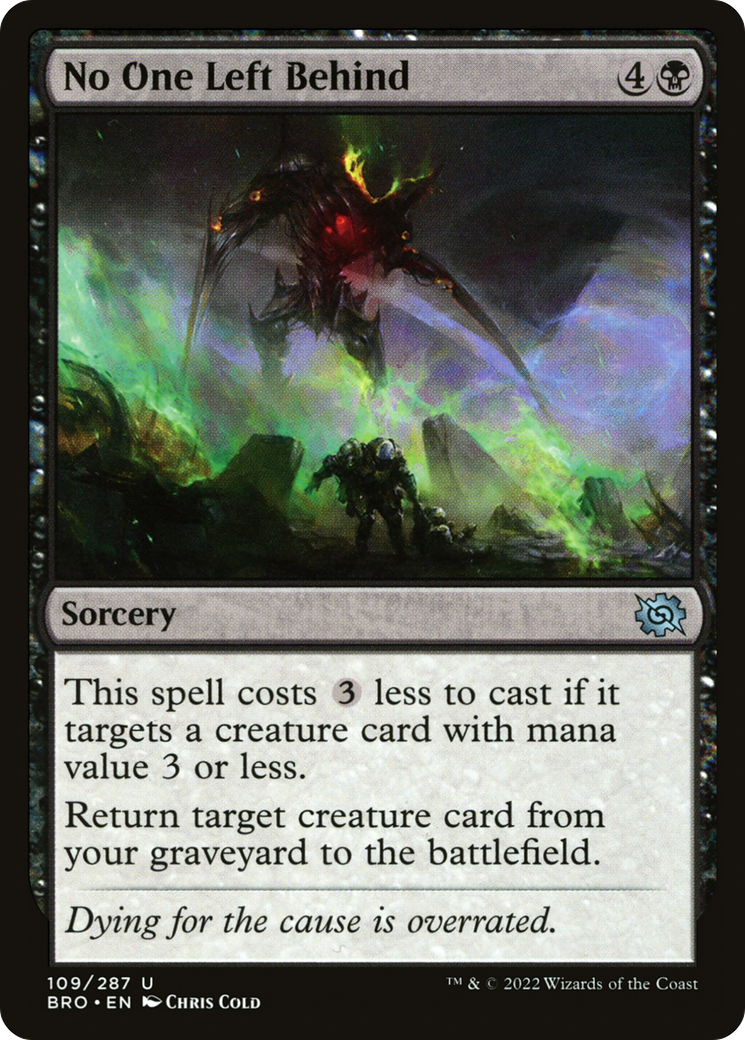 No One Left Behind (BRO-109) (Foil)