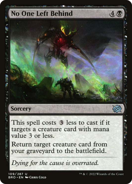 No One Left Behind (BRO-109) (Foil)