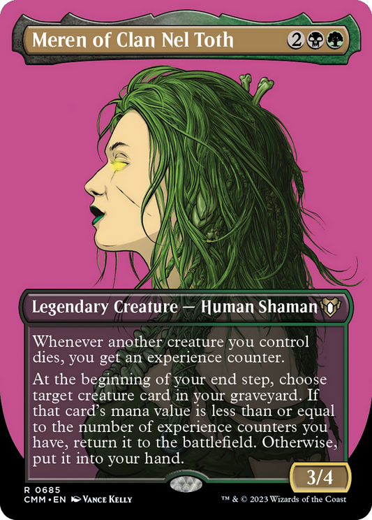 Meren of Clan Nel Toth (CMM-685) (Borderless) (Foil)