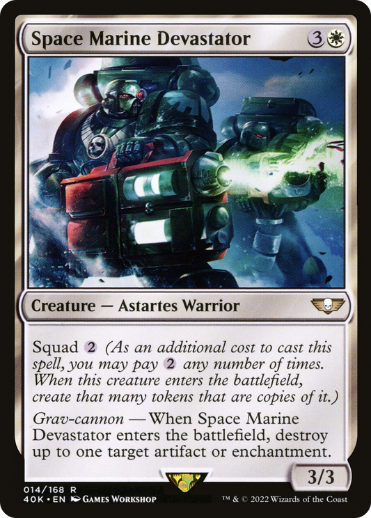 Space Marine Devastator (40K-014)