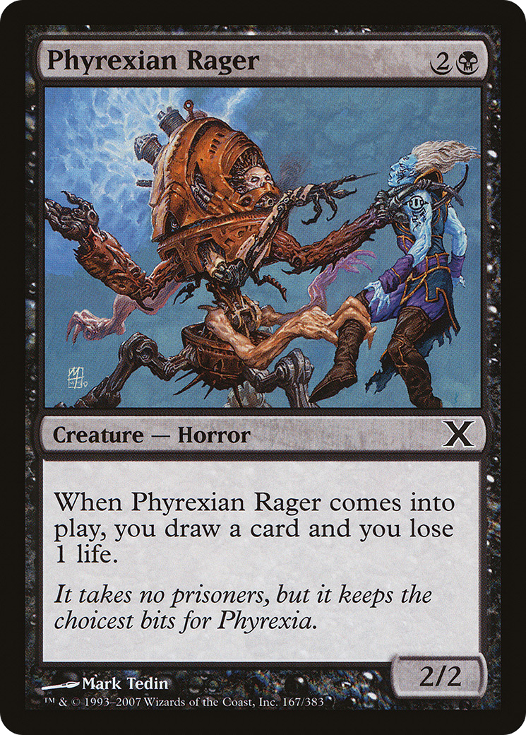 Phyrexian Rager (10E-167) (Foil)
