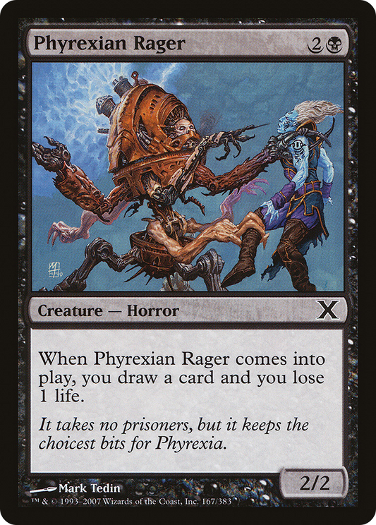 Phyrexian Rager (10E-167) (Foil)