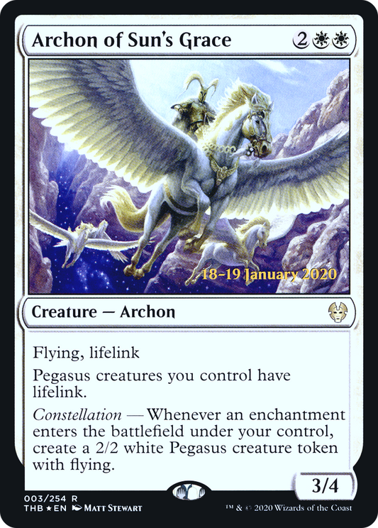 Archon of Sun's Grace (PRE-03S) (Foil)