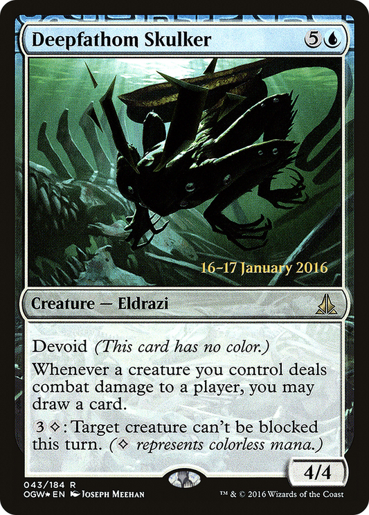 Deepfathom Skulker (PRE-43S) (Foil)
