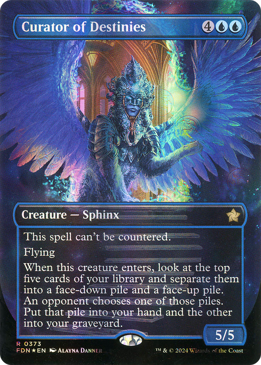 Curator of Destinies (FDN-373) (Borderless) (Mana Foil)