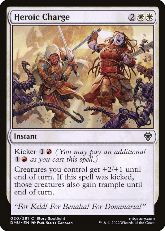 Heroic Charge (DMU-020) (Foil)