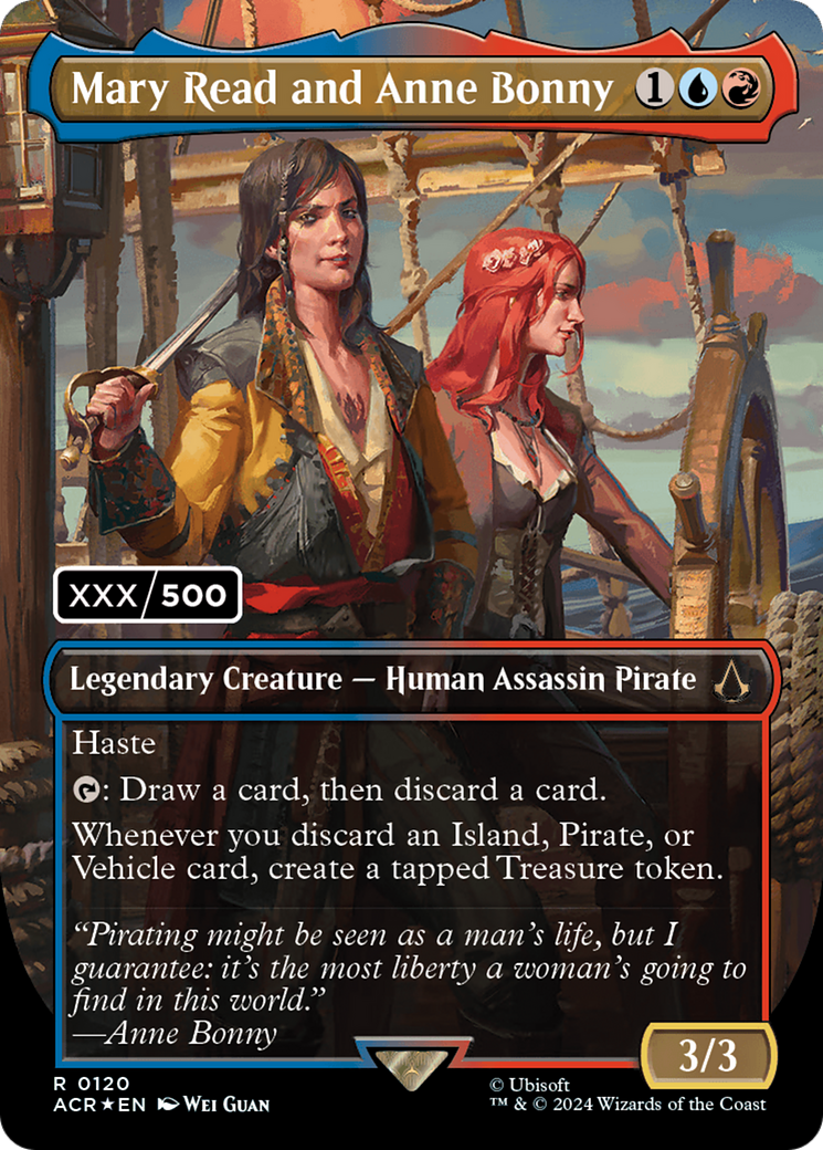 Mary Read and Anne Bonny (ACR-120Z) (Borderless) (Foil) (Serialized)
