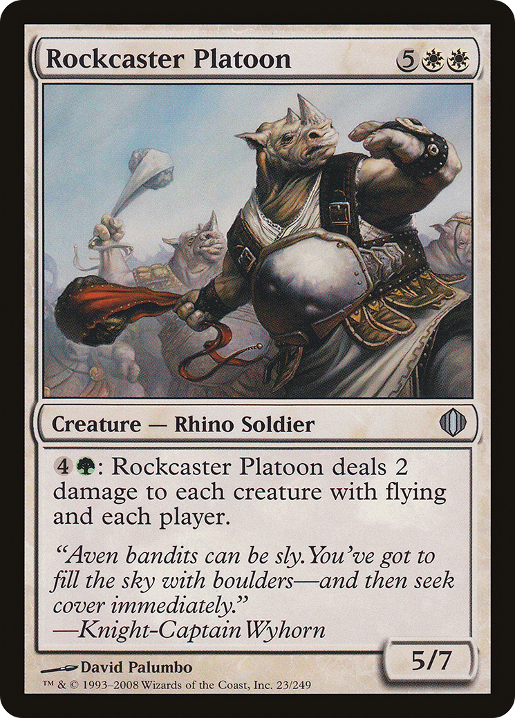 Rockcaster Platoon (ALA-023) (Foil)