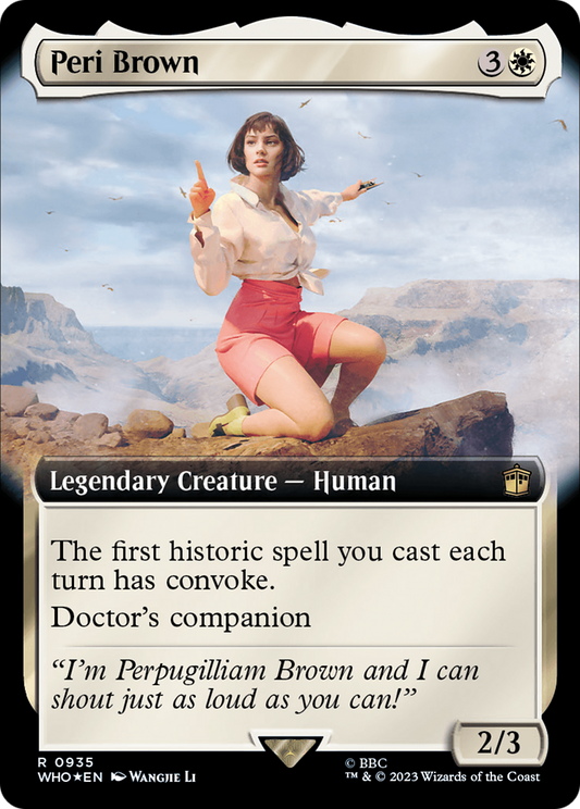 Peri Brown (WHO-935) (Extended Art) (Surge Foil)