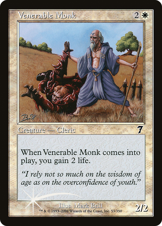 Venerable Monk (7ED-53★) (Foil)