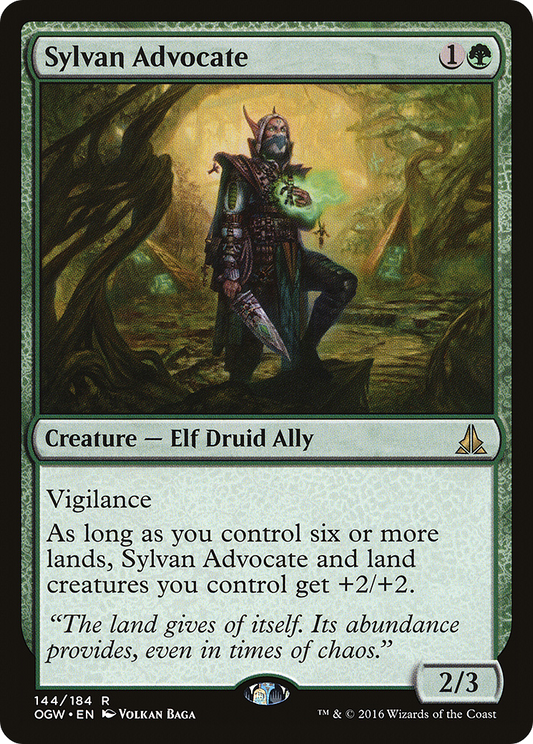 Sylvan Advocate (OGW-144) (Foil)