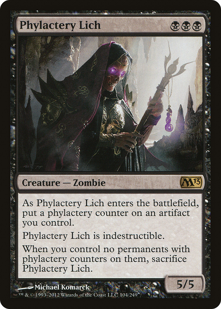 Phylactery Lich (M13-104) (Foil)