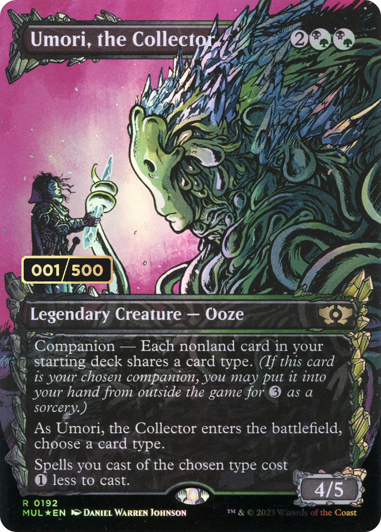 Umori, the Collector (MUL-192Z) (Showcase) (Borderless) (Foil) (Serialized)