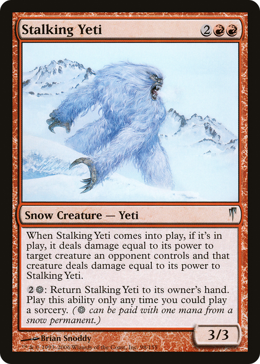 Stalking Yeti (CSP-098) (Foil)