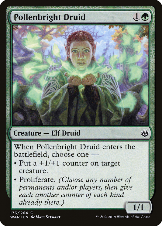 Pollenbright Druid (WAR-173) (Foil)