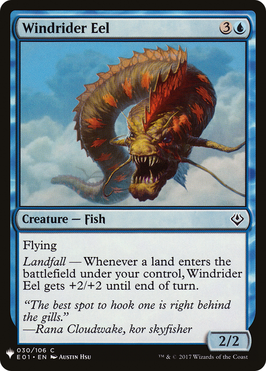 Windrider Eel (LIST-E01-30)