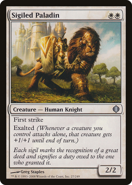 Sigiled Paladin (ALA-027) (Foil)