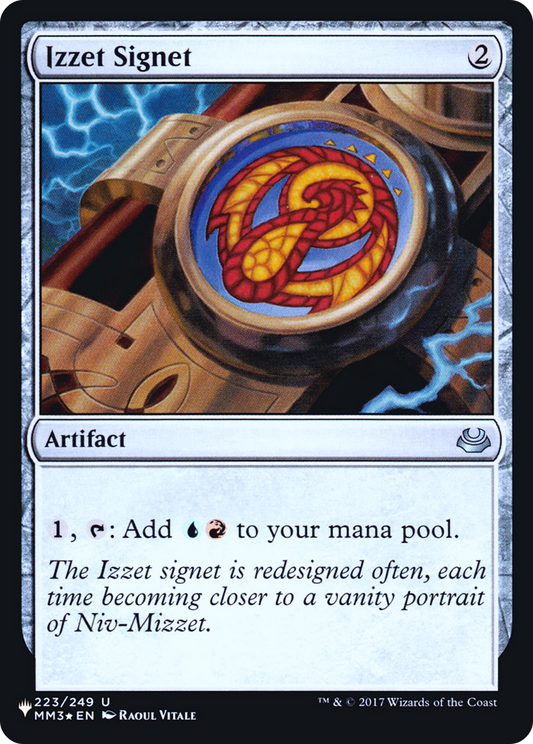 Izzet Signet (LIST-MM3-223) (Foil)