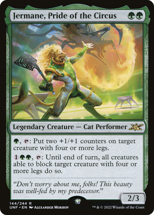 Jermane, Pride of the Circus (UNF-144) (Foil)