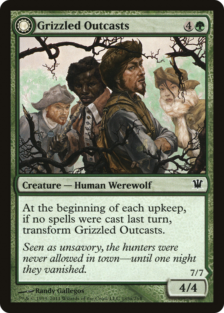 Grizzled Outcasts // Krallenhorde Wantons (ISD-185)