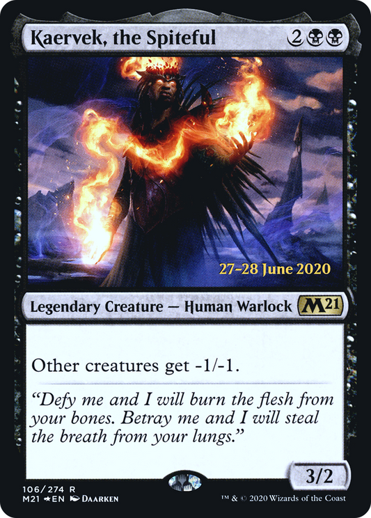 Kaervek, the Spiteful (PRE-106S) (Foil)