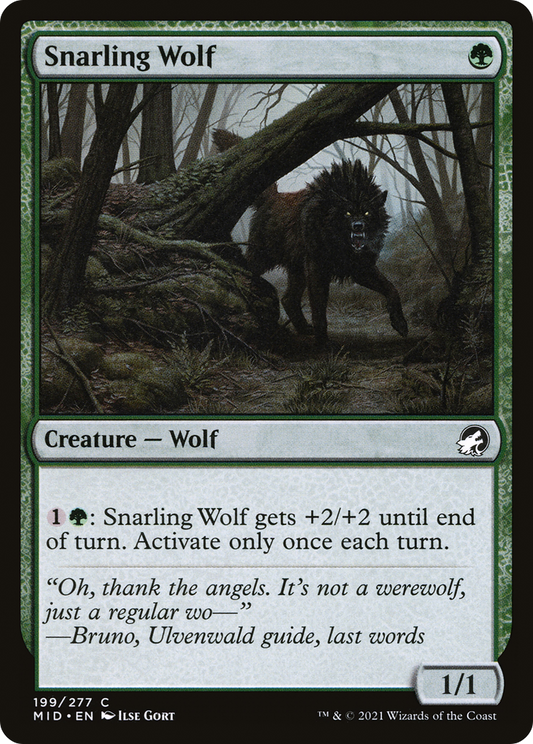 Snarling Wolf (MID-199)