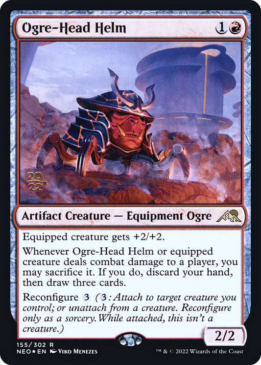 Ogre-Head Helm (PRE-155S) (Foil)