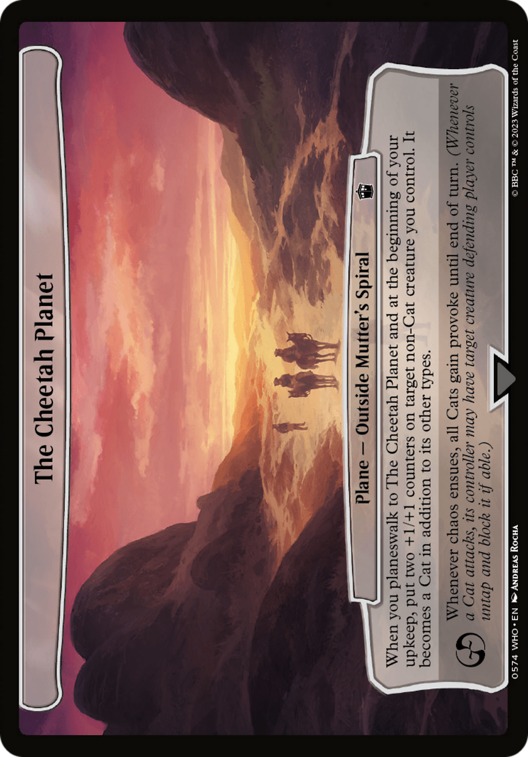 The Cheetah Planet (WHO-574)