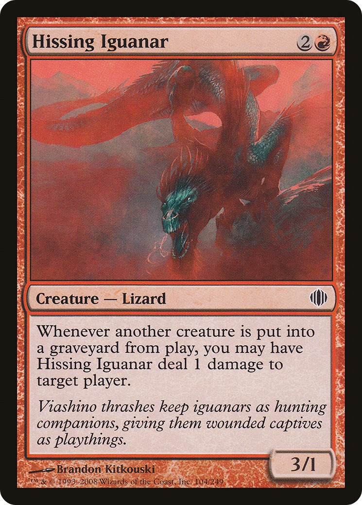 Hissing Iguanar (ALA-104) (Foil)
